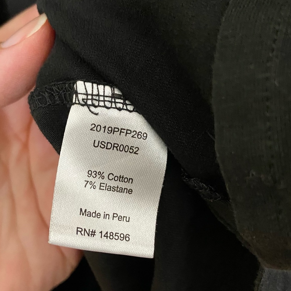 Universal Standard Tesino Jersey Dress Black M 18/20 Minimalist - Picture 3 of 3